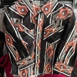 Wrangler Aztec Pattern Shirt